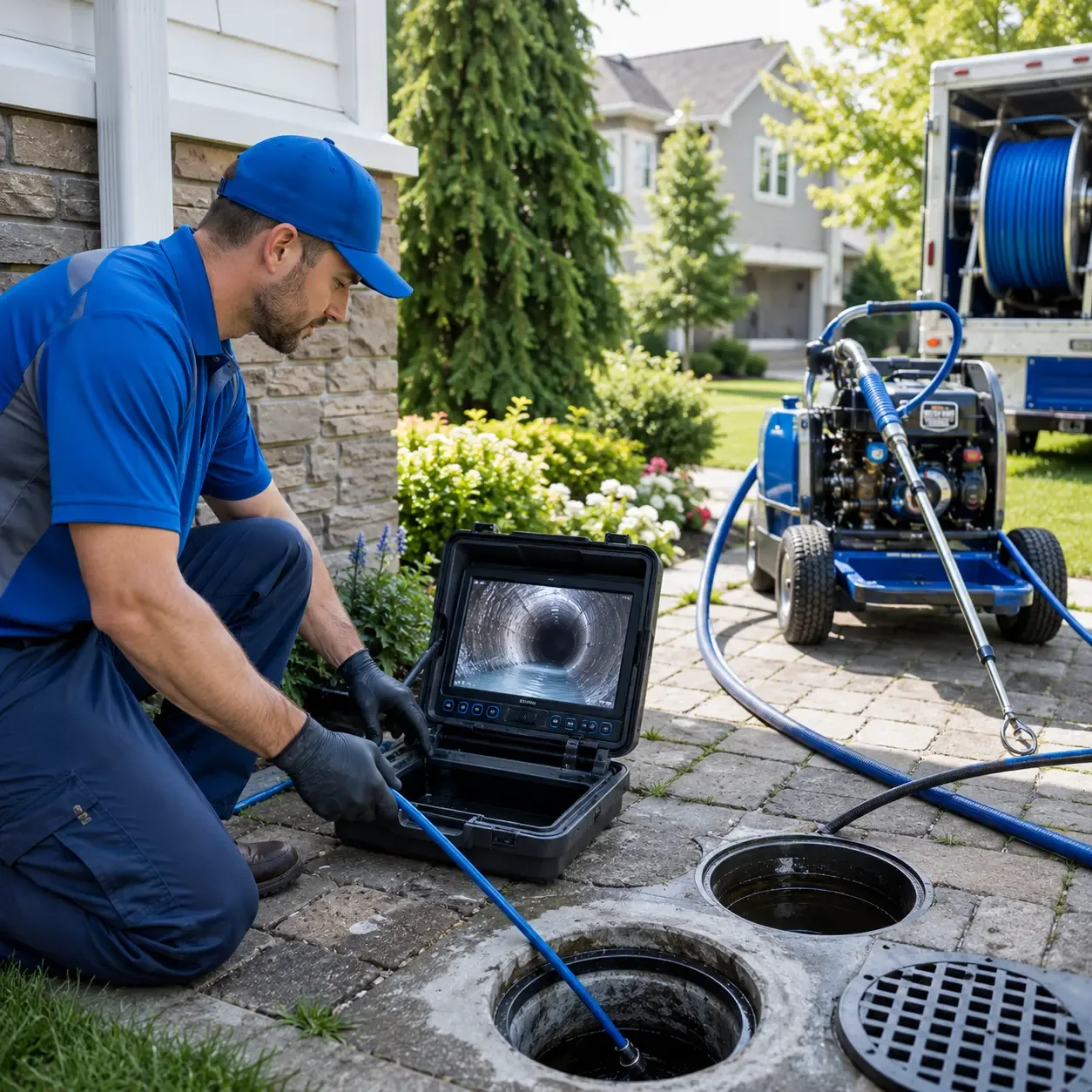 Outdoor drain cleaning professionals serving New Marshfield, OH